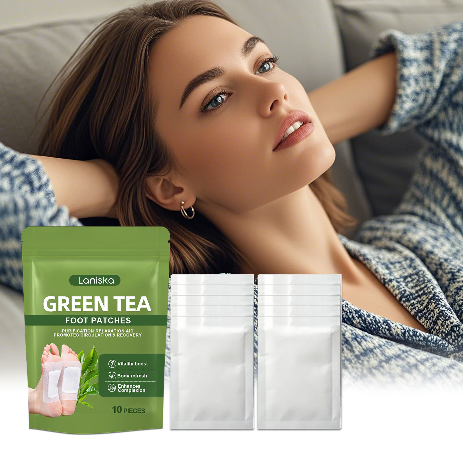 Detox Foot Patch - Koyo Detoks Alami untuk Kaki, Meredakan