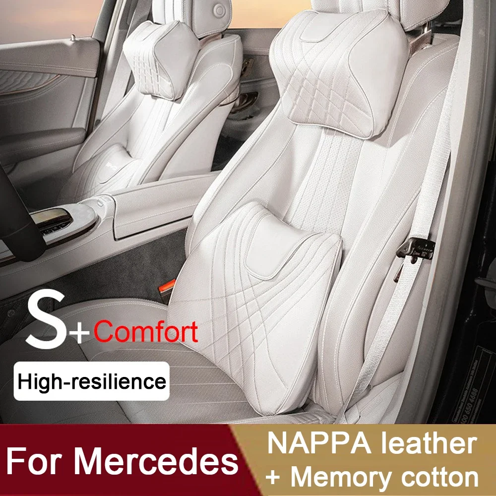 Neck Traction Pillow - NAPPA bantal sandaran leher mobil kulit,