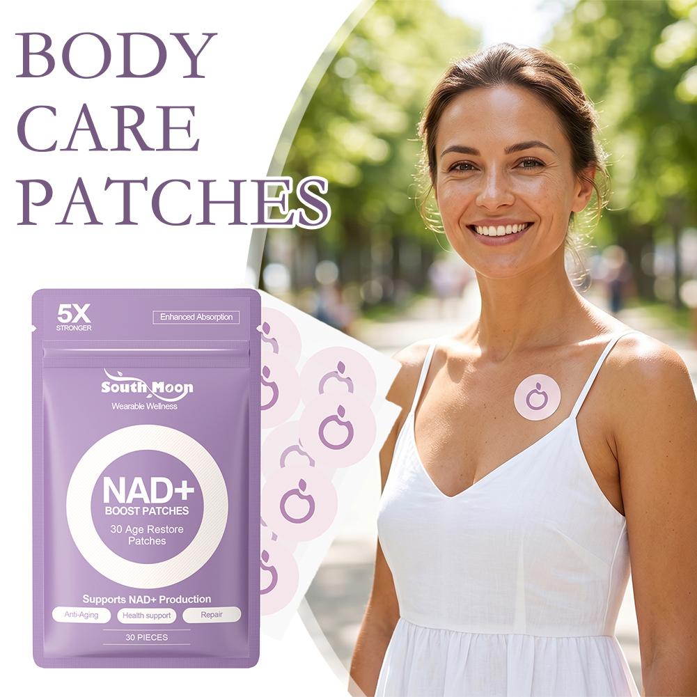Health With Wellness - 30 Buah Stiker NAD+ Boost Anti-Penuaan,