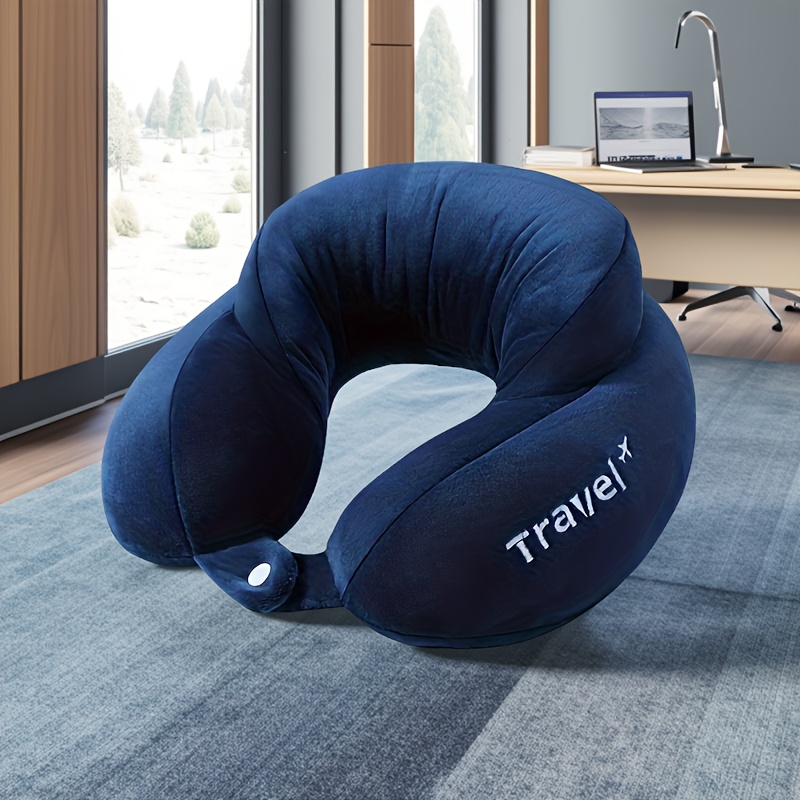 Neck Traction Pillow - Bantal Perjalanan Bentuk U, Bantal Penyangga