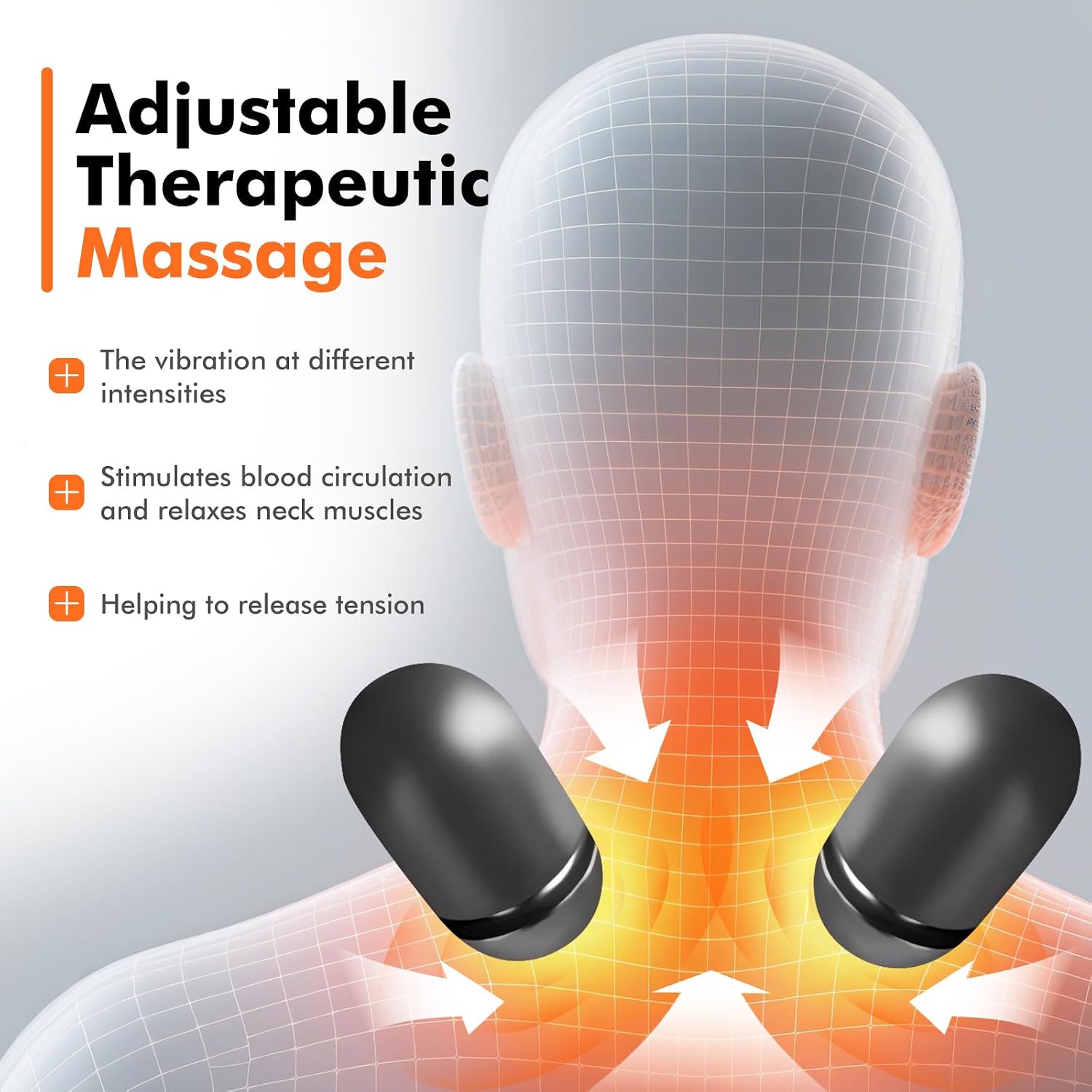 Neck Traction Pillow - Bantal Pijat Leher 3-in-1 dengan Pemanas