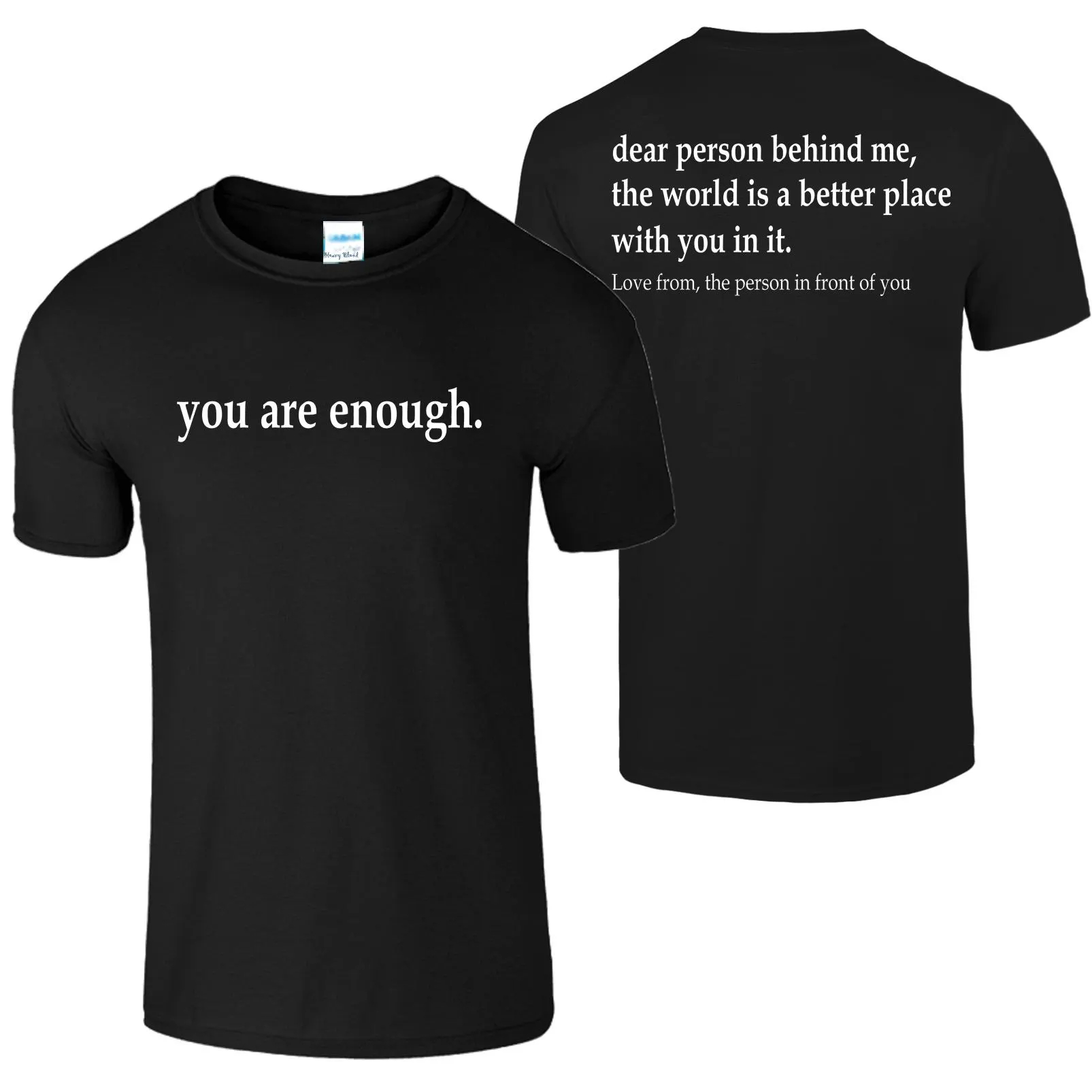 Kaos Dear Person Behind Me Per - Health With Wellness ulasan dan harga