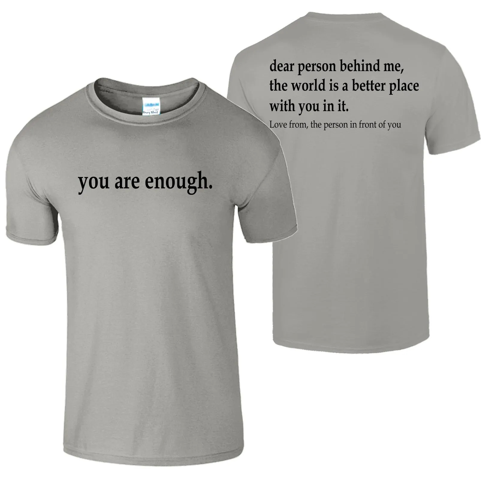 Kaos Dear Person Behind Me Per - Health With Wellness ulasan dan harga