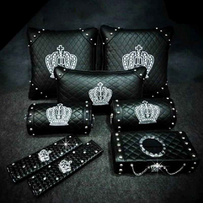 Aksesori Interior Mobil Mahkot - Neck Traction Pillow ulasan dan harga