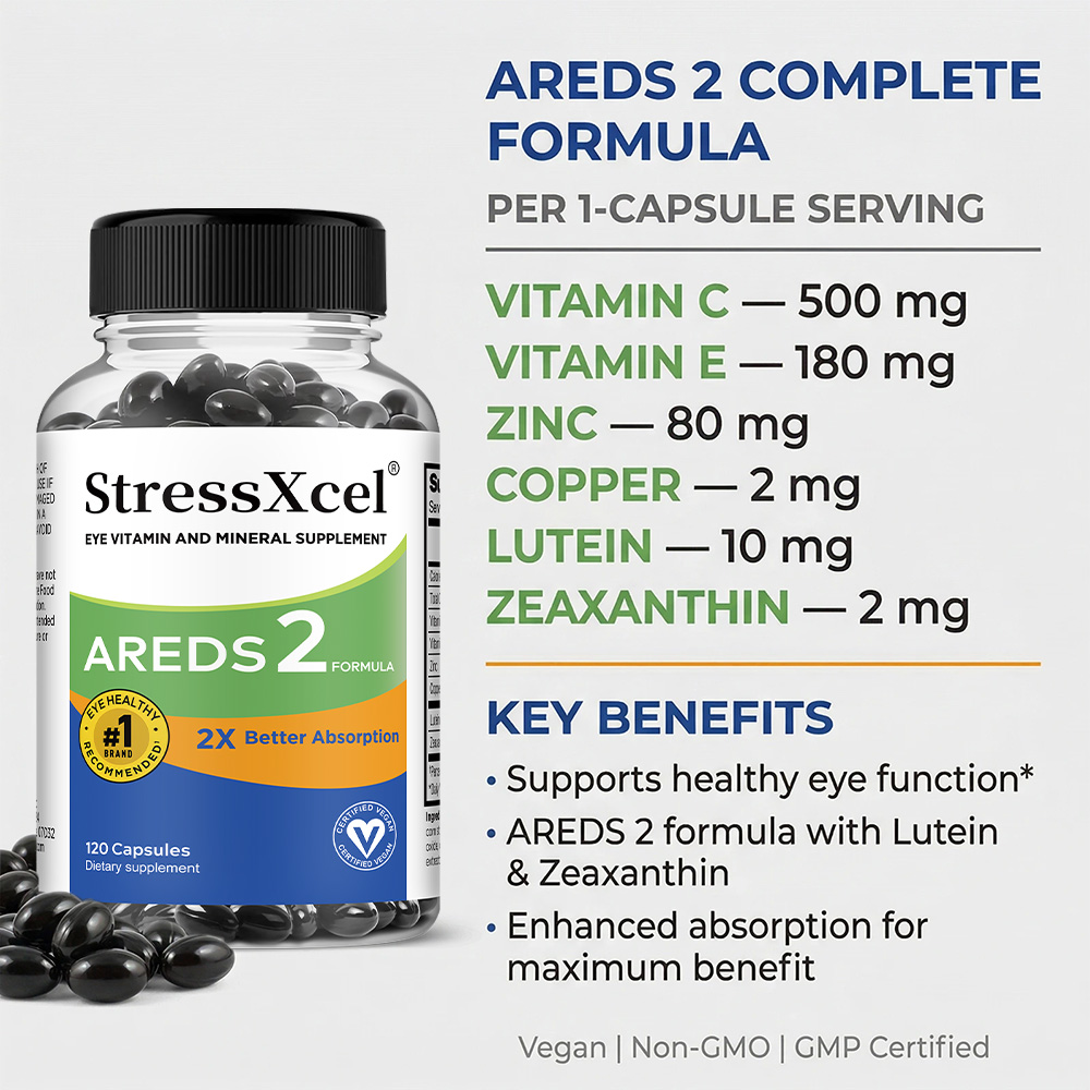Kapsul AREDS 2, Lutein & Zeaxa - Health With Wellness ulasan dan harga