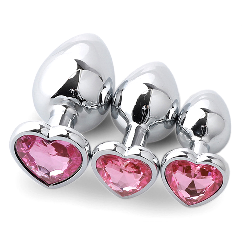 3PCS Anal Plug Logam untuk Pas - Health With Wellness ulasan dan harga
