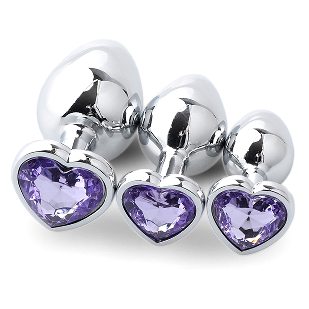 3PCS Anal Plug Logam untuk Pas - Health With Wellness ulasan dan harga