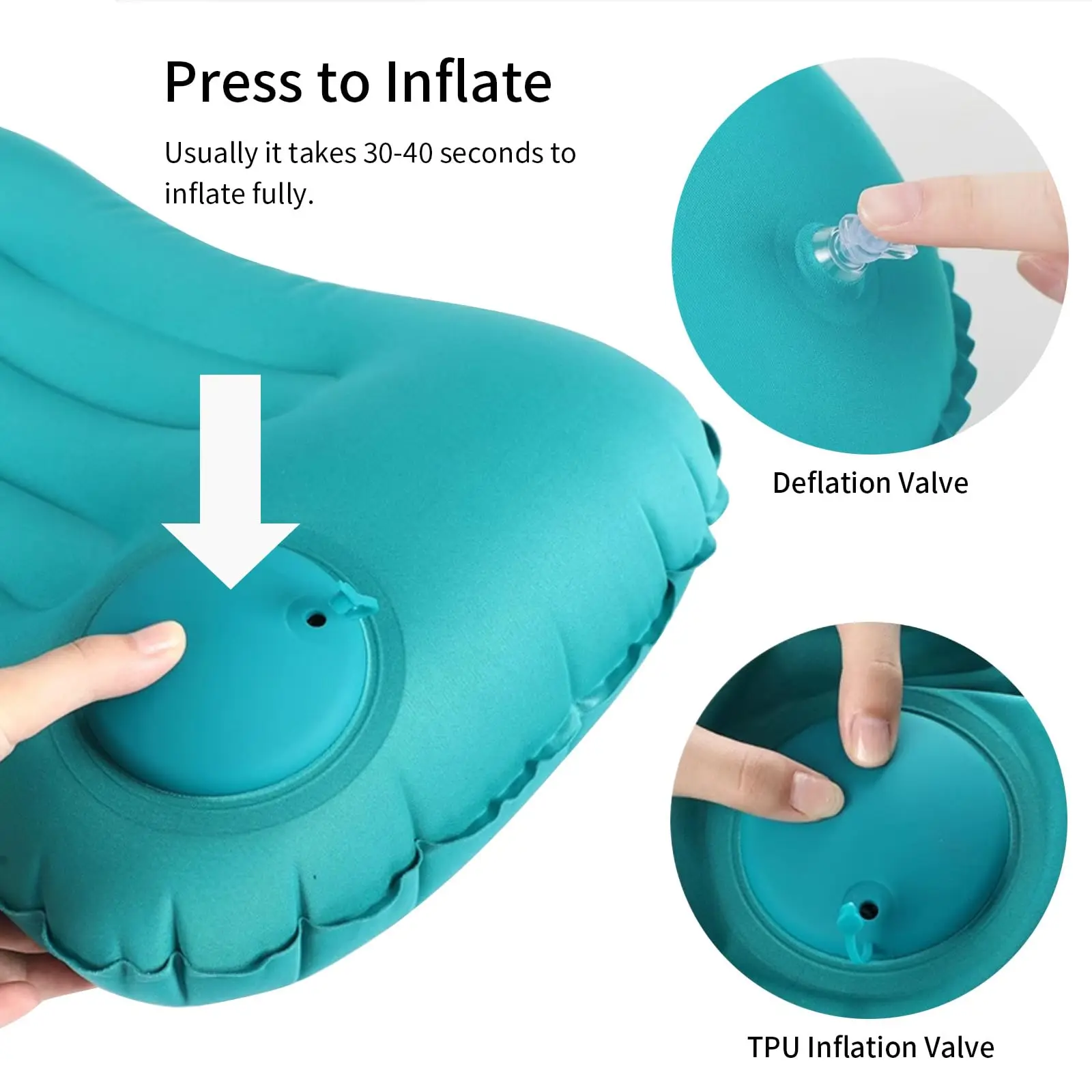 Bantal tiup portabel nyaman, b - Neck Traction Pillow ulasan dan harga