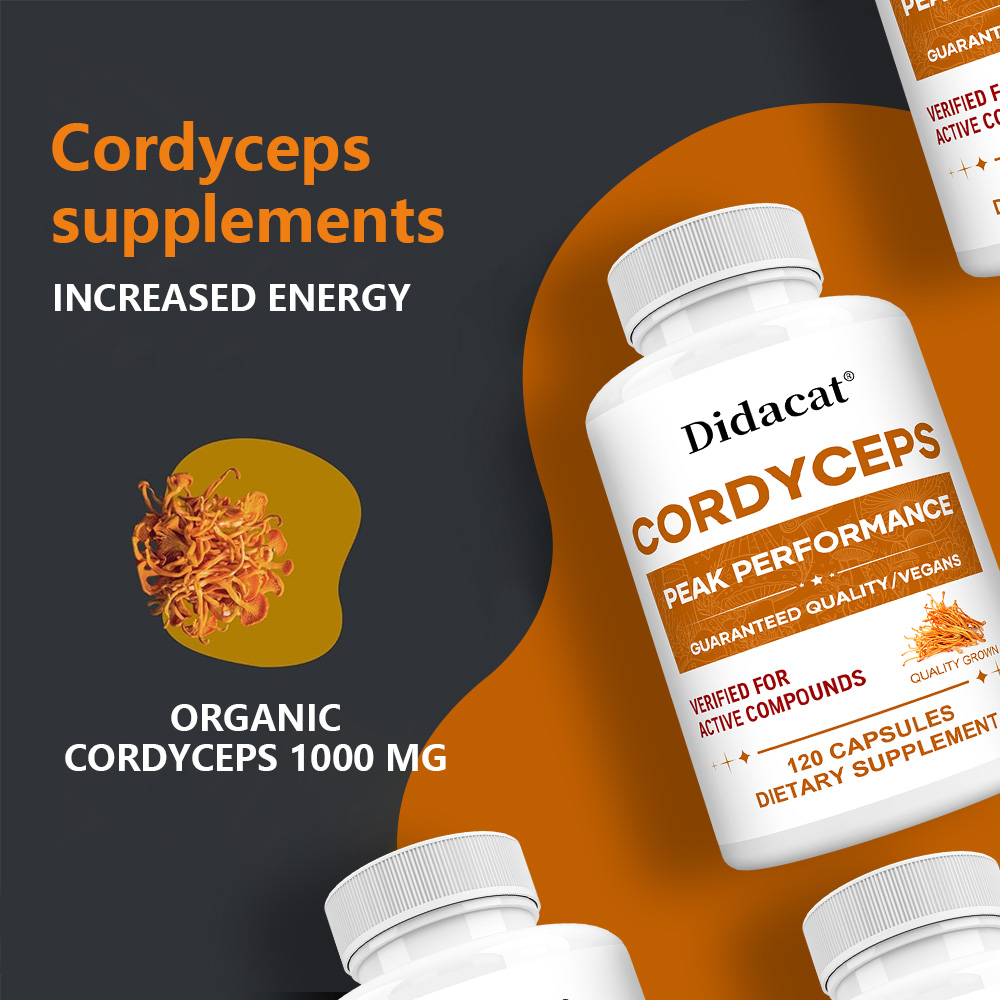 Kapsul Jamur Cordyceps 1000mg, - Health With Wellness ulasan dan harga