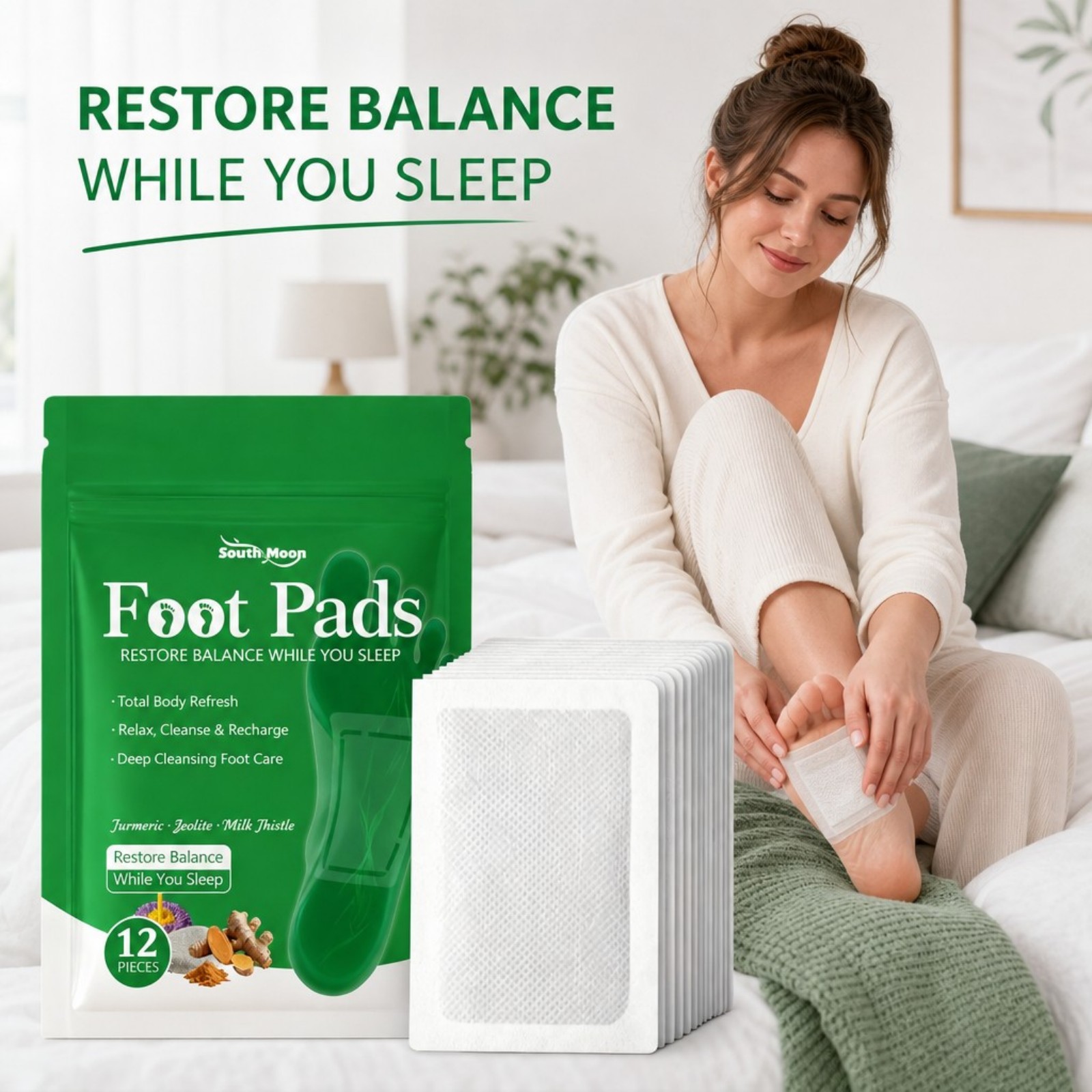 12/36/60/120pcs Plester Perawa - Detox Foot Patch ulasan dan harga